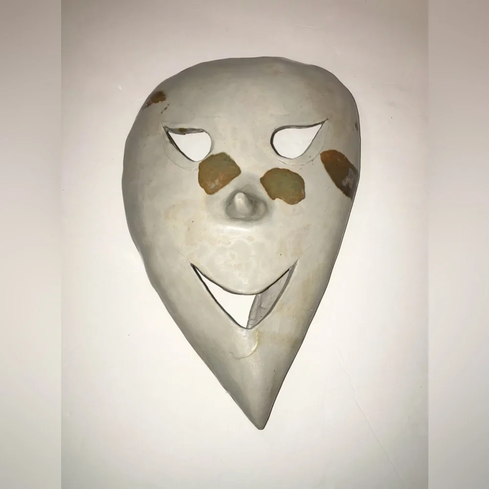 Handcrafted Ceramic Mask Wall Art strange unique decor